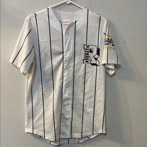 Nickelodeon White and Black Rugrats 1991 Baseball Jersey Shirt